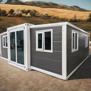 Casa Contenedor Expandible de Lujo de 40 pies, Diseño Moderno de Mediados de Siglo, Estructura de Acero Transpirable, Casa Modular Prefabricada para Oficina - Product Image 1