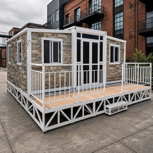 Maison préfabriquée extensible SUNRISE sur mesure 20 pieds 40 pieds, 2, 3, 4 ou 5 chambres à vendre, maison de luxe portable préfabriquée - Product Image 1