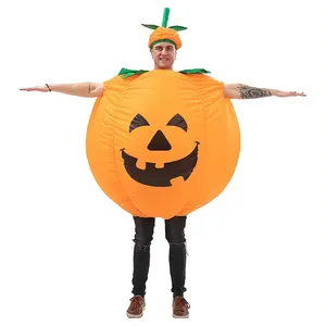 Wholesale Deluxe Full Body Halloween Pumpkin Inflatable Costumes for Adults Unisex China Supplier Holiday Supply