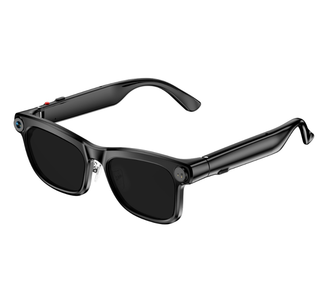 Cycling Running AI Smart Sports Glasses HD POV Camera App Control Video Recording Open Audio Shockproof Sunglasses