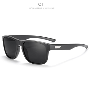 アウトドアレジャーサングラスクラシックトレンドユニセックスメガネファッションメンズドライビング偏光サングラスブラックPCプラスチックCE - Product Image 6