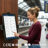 Kioscos de Venta de Boletos para Estaciones de Tren, Montaje en Pared, Android 14, Escáner de Código QR, Lector NFC, Terminal de Pago para Transporte Público