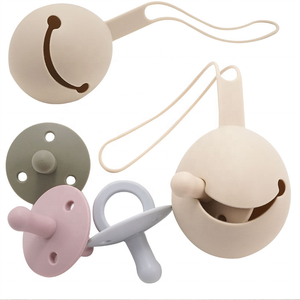 Mskwee-funda de silicona suave para pezón, contenedor personalizado para artículos pequeños, soporte para chupete, sin BPA, accesorios para bebé - Product Image 5