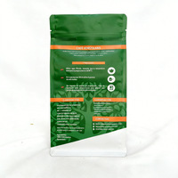 Sacs en plastique personnalisés imprimés à chaud pour café en grains et aliments pour animaux de compagnie, finition mate, fond plat, sacs en Mylar