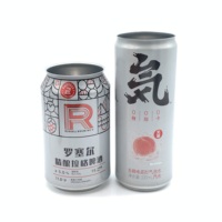 180ml 190ml 200ml 250ml 270ml 310ml 330ml 355ml 500ml Boîtes en aluminium vierges vides avec couvercle facile à ouvrir pour l'emballage de boissons à la bière