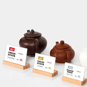 قابل للتخصيص صغير سطح المكتب لفة أكريليك سحب إطار الصورة حامل علامة سعر منخفض أرفف صغيرة لحامل العرض - Product Image 4