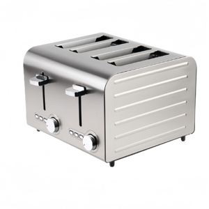 Grille-pain commercial à fentes larges |   Distributeur de toasts chauffants 4/6 tranches, entièrement automatique avec température et temps réglables - Product Image 6