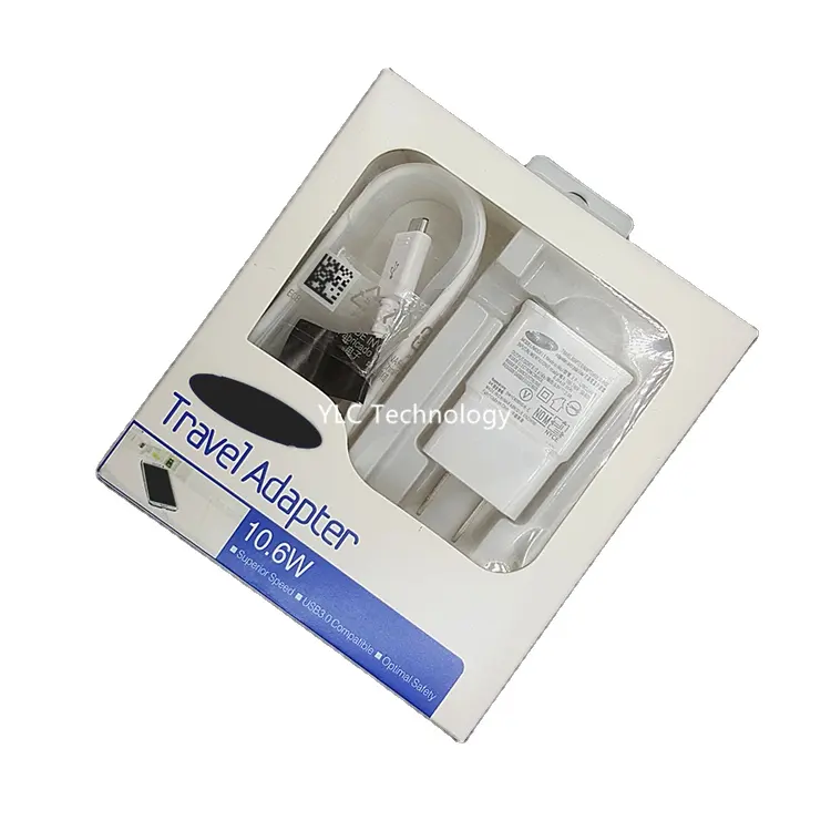 Pengisi Daya Ponsel Usb Samsung Galaxy S4, Charger Dinding 2A Cepat Berpergian