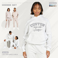 Sudadera con Capucha Gris Lavada para Mujer, con Logotipo Personalizado ODM al por Mayor, de Felpa Francesa Pesada o Forro Polar, Estilo Oversize Casual