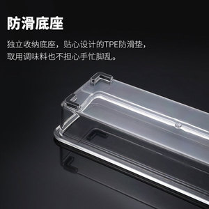 ชุดโถใส่เครื่องปรุงอะคริลิคพร้อมช้อน ฝาปิดแบบพลิกได้ ปิดสนิท สำหรับเครื่องปรุงแบบแข็ง ใช้ในครัว ขนาดกลาง - Product Image 4