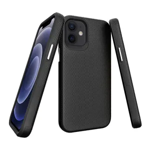 Casing Segitiga 2 In 1 TPU + Polikarbonat Lembut Casing Penutup Ponsel Teruji Jatuh untuk Iphone 13pro