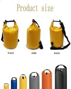 Logo Imprinted Portable <b>Foldable</b> 2L 5L 10L 20L 40L Waterproof <b>Bags</b> for <b>Beach</b> Travel Rafting Storage Dry <b>Bag</b> Backpack Pack - Product Image 2