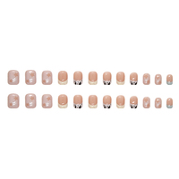R743 Faux ongles à presser en gros avec embouts et colle pour des idées de design d'ongles professionnelles et élégantes