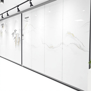 Usine de Foshan : Nouvelle dalle de luxe de 9 mm d'épaisseur, étanche, pour la décoration intérieure, personnalisation complète de la maison, finition brillante et sans joint infini - Product Image 1