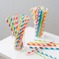 Pailles en papier jetables écologiques personnalisées de qualité alimentaire, biodégradables, non toxiques, recyclables pour le bubble tea et les jus