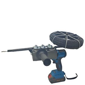 Dénudeur de fils électriques industriel et de bricolage à piles, machine murale pour le câblage et le tirage de fils (machine uniquement) - Product Image 3