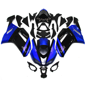 Carenados azules pintados de plástico ABS para <span class=keywords><strong>Kawasaki</strong></span> <span class=keywords><strong>ZX6R</strong></span>, carrocería, 2007, <span class=keywords><strong>2008</strong></span>, - Product Image 2