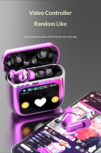 <span class=keywords><strong>Auriculares</strong></span> Inalámbricos Bt 5.4 con Pantalla LED, <span class=keywords><strong>Auriculares</strong></span> para Juegos, <span class=keywords><strong>Auriculares</strong></span> Deportivos, Sonido HIFI, <span class=keywords><strong>Auriculares</strong></span> de Baja Latencia - Product Image 2