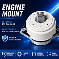 Soporte de Motor para Mercedes Benz Clase GLE GLS W167, Conector de Ajuste Perfecto, Funcionamiento Silencioso, OE 1672405100