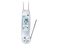 Termometer Inframerah Lipat Tahan Air Testo 104-IR 104 IP65 Layar LCD Akurasi 1% Terbuat dari Plastik