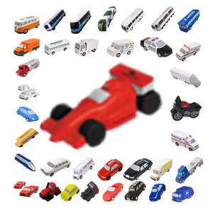 Pelota Antiestrés con Forma de Carreras, Producción Profesional, Pelota Antiestrés de Espuma de PU con Forma de Carreras - Product Image 1