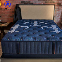 Qualitäts-Topper Orthopädische Federkernmatratze 150x200 Gel-Memory-Schaum mit Latex und Taschenfederkern