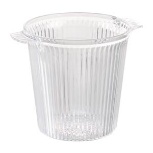 Cestino di raffreddamento per bottiglie in plastica trasparente da 24 confezioni per feste - Product Image 1