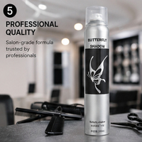 Spray au sel marin OEM 380 ml à l'huile de coco, brillance longue durée et tenue forte pour volume et texture en salon de coiffure – Vente directe usine