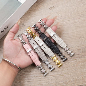 Correa de Reloj Decorada con Estrellas y Diamantes de 42mm 46mm 49mm, Brazalete para <span class=keywords><strong>Apple</strong></span> <span class=keywords><strong>Watch</strong></span> Serie 11, Compatible con Logotipo Personalizado - Product Image 6