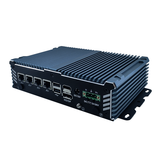 Mini Industrial Computer 4 LAN Firewall Router Intel J4125 Quad Core Processor 4 LAN Ports Industrial Computer Accessories