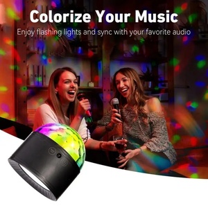 Lampes murales créatives à double tête avec télécommande, lumières d'ambiance, lumières de boule disco, trois températures de couleur réglables - Product Image 2
