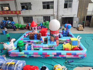 Jeu de <span class=keywords><strong>mini</strong></span>-<span class=keywords><strong>golf</strong></span> gonflable pour ferme en plein air, jeu d'entraînement gonflable, terrain de <span class=keywords><strong>golf</strong></span>, jeu de sport - Product Image 2