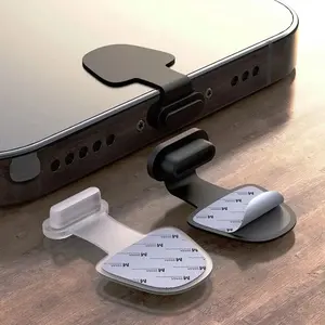 Cep telefonu için iPhone için şarj portu anti-toz fiş Samsung için Xiaomi USB tip C Port koruyucu Lossproof toz torbası