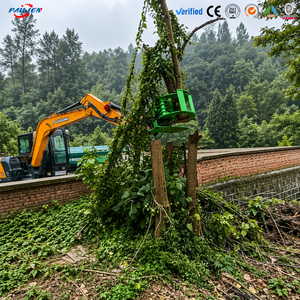 Grappin de coupe d'arbres rotatif en bois avec engrenage pour excavatrice de 6 tonnes, usage forestier (norme UE) - Product Image 3
