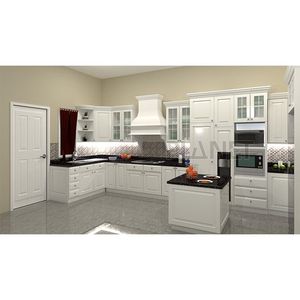 Offre Spéciale cuisine entrée de données maison emplois en ligne matériel de cuisine Style moderne personnalisé blanc armoire de cuisine armoire de rangement - Product Image 2