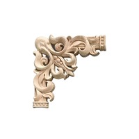 Appliques en bois pour meubles - Appliques décoratives en relief pour armoires, portes, tables, amélioration classique de l'intérieur de la maison