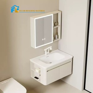Venta caliente Vanidades de <span class=keywords><strong>baño</strong></span> blancas sólidas para la casa Gabinetes modernos <span class=keywords><strong>Muebles</strong></span> de <span class=keywords><strong>baño</strong></span> de <span class=keywords><strong>diseño</strong></span> - Product Image 6