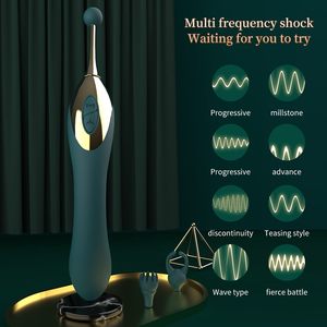 AV Wand <b>Vibrator</b> G-Spot Stretching & Contracting Clitoral Stimulation Waterproof Rechargeable 5 Frequencies Masturbation Sex Toy - Product Image 3