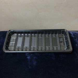 Disposable High Quality Biodegradable Plastic PET Salad Tray Food Grade Plastic Container