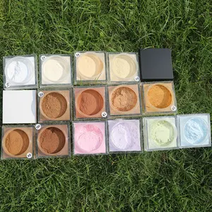 14 colors Matte Loose Powder for Makeup Private Label Setting Powder Waterproof