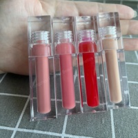 Gloss à lèvres vegan non collant à la vitamine E, haute brillance, best-seller, pour logo personnalisé