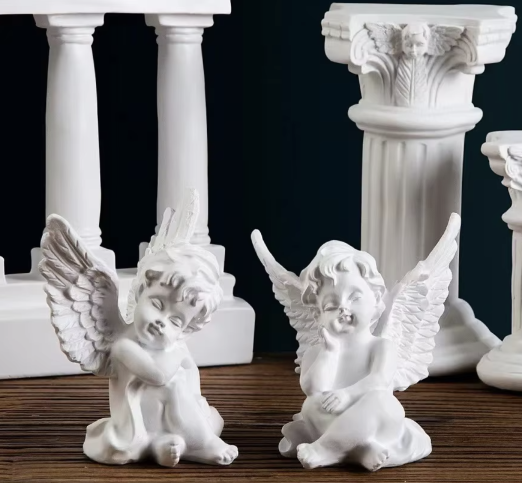 Ensemble genouillère + support de joue Angel White