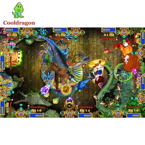 Cooldragon Lion Strike Fish Game <span class=keywords><strong>Software</strong></span> CD-004-075 Mesa de Juego de Pesca para 10 Jugadores con Gabinete y Enchufe Estadounidense, <span class=keywords><strong>Juegos</strong></span> de Disparos de Peces - Product Image 5