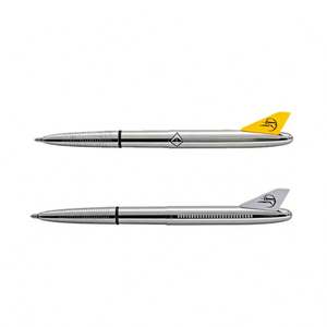 Bolígrafo de Metal con Forma de Alerón de Avión, Logotipo Personalizado, Color Personalizado, Regalo de Aviación para Entusiastas, Recuerdo de Aerolíneas - Product Image 3