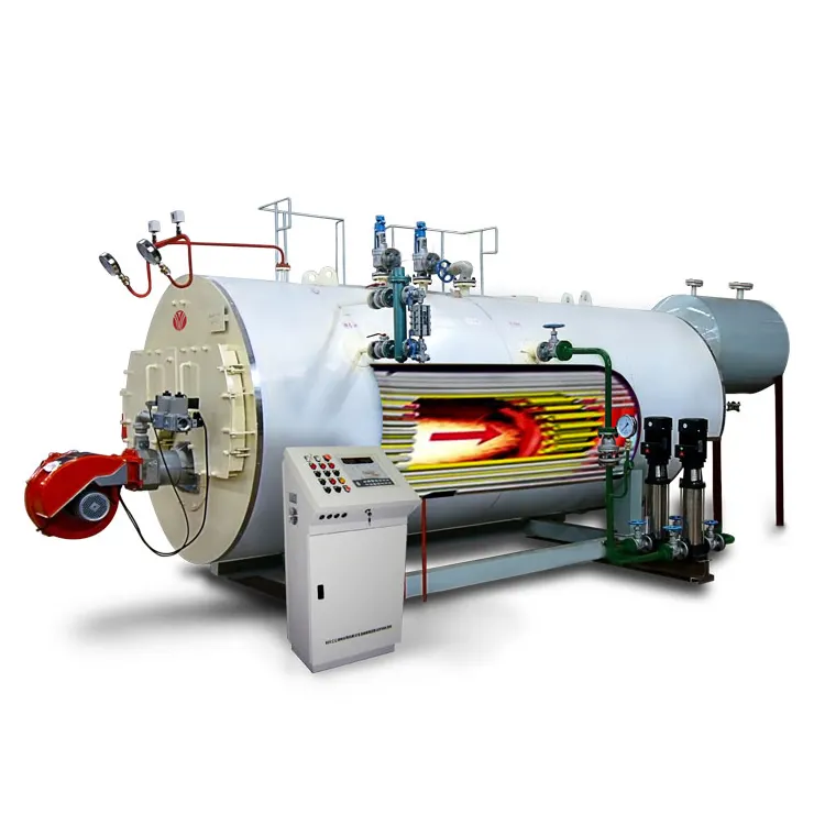 Automatische 1-20 Ton Industriële Olie Gas Gestookte Stoomketel Voor Textiel Molen/Voedsel/Kledingstuk Fabriek
