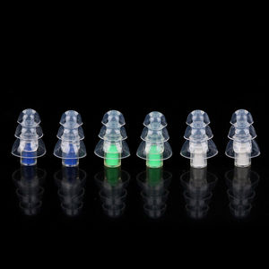 Welta Triple capa cabeza de hongo silicona bajo tapones para los oídos reducción de ruido de moda protección auditiva - Product Image 6