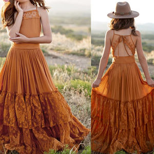 Ropa de verano para niñas, vestido personalizado, venta al por mayor, vendedor, diseñador, Maxi - Product Image 1