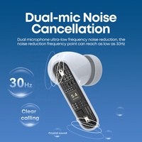 Écouteurs sans fil à réduction de bruit active de qualité supérieure 2024, écouteurs ANC ENC Bluetooth TWS, écouteurs intra-auriculaires étanches pour jeux