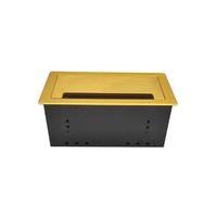 Toma de Corriente para Mesa de Conferencias, Toma de Corriente de Aleación de Aluminio para Escritorio, Toma de Corriente Oculta para Mesa con Enchufe Abatible