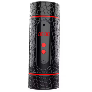 Male Timed Masturbation Cup Adult Sex Toy with 12 Vibration Frequencies LED Display Timer <b>USB</b> Pinhole Charging Masturbators - Product Image 4